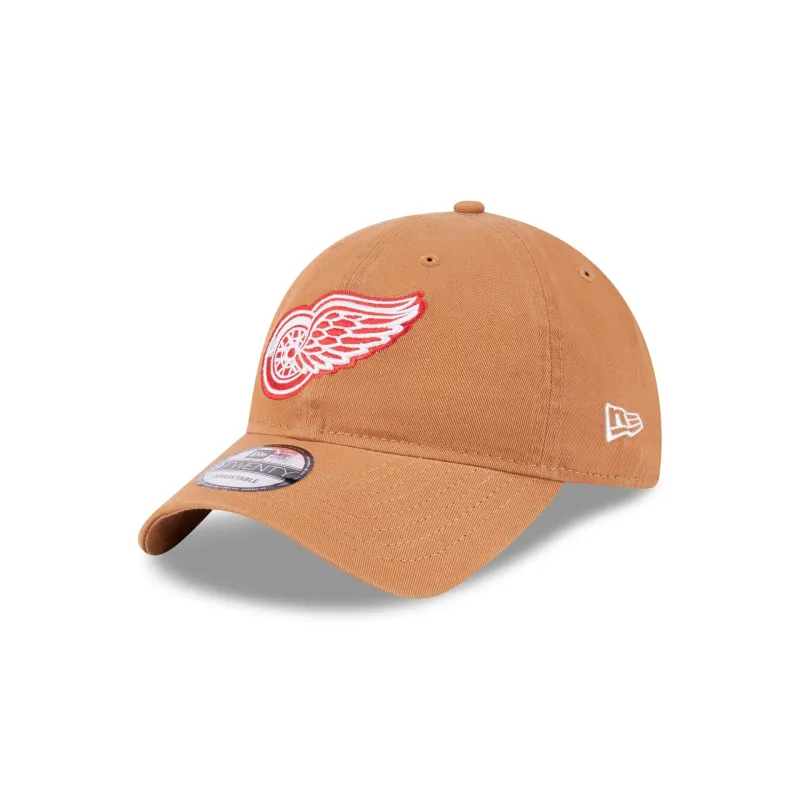 Detroit Red Wings Light Bronze 9TWENTY Adjustable Hat made by New Era