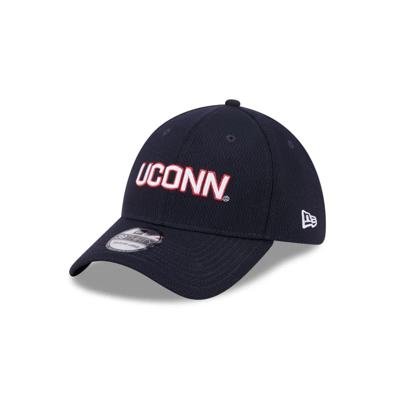 Connecticut Huskies Performance 39THIRTY Stretch Fit Hat made by New Era