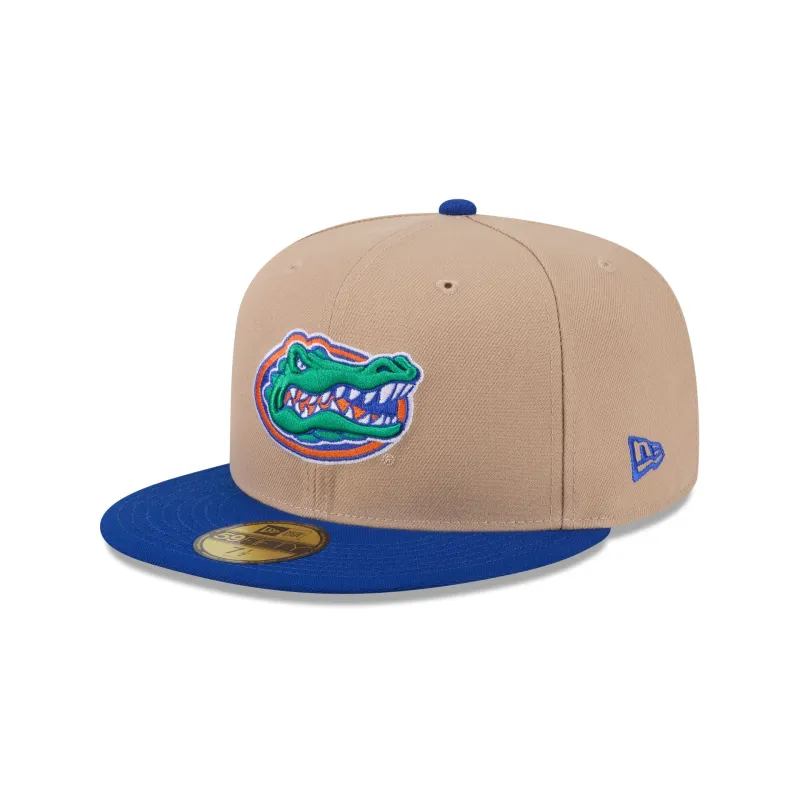 Florida Gators Camel 59FIFTY Fitted Hat made by New Era