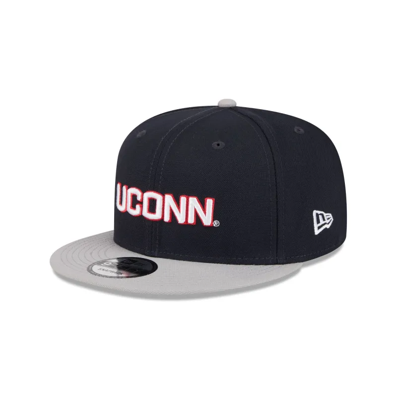 Connecticut Huskies Two-Tone 9FIFTY Snapback Hat made by New Era