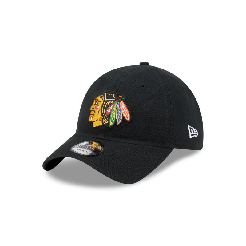 Chicago Blackhawks Team Tag 9TWENTY Adjustable Hat made by New Era