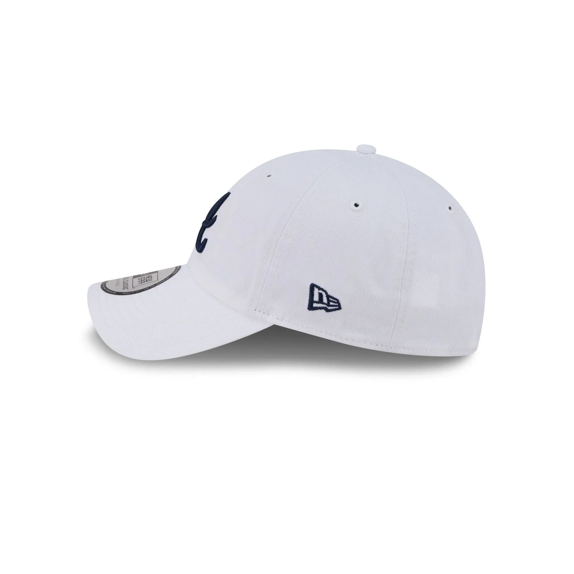 Atlanta Braves White Casual Classic Adjustable Hat sold by New Era product image thumbnail 4