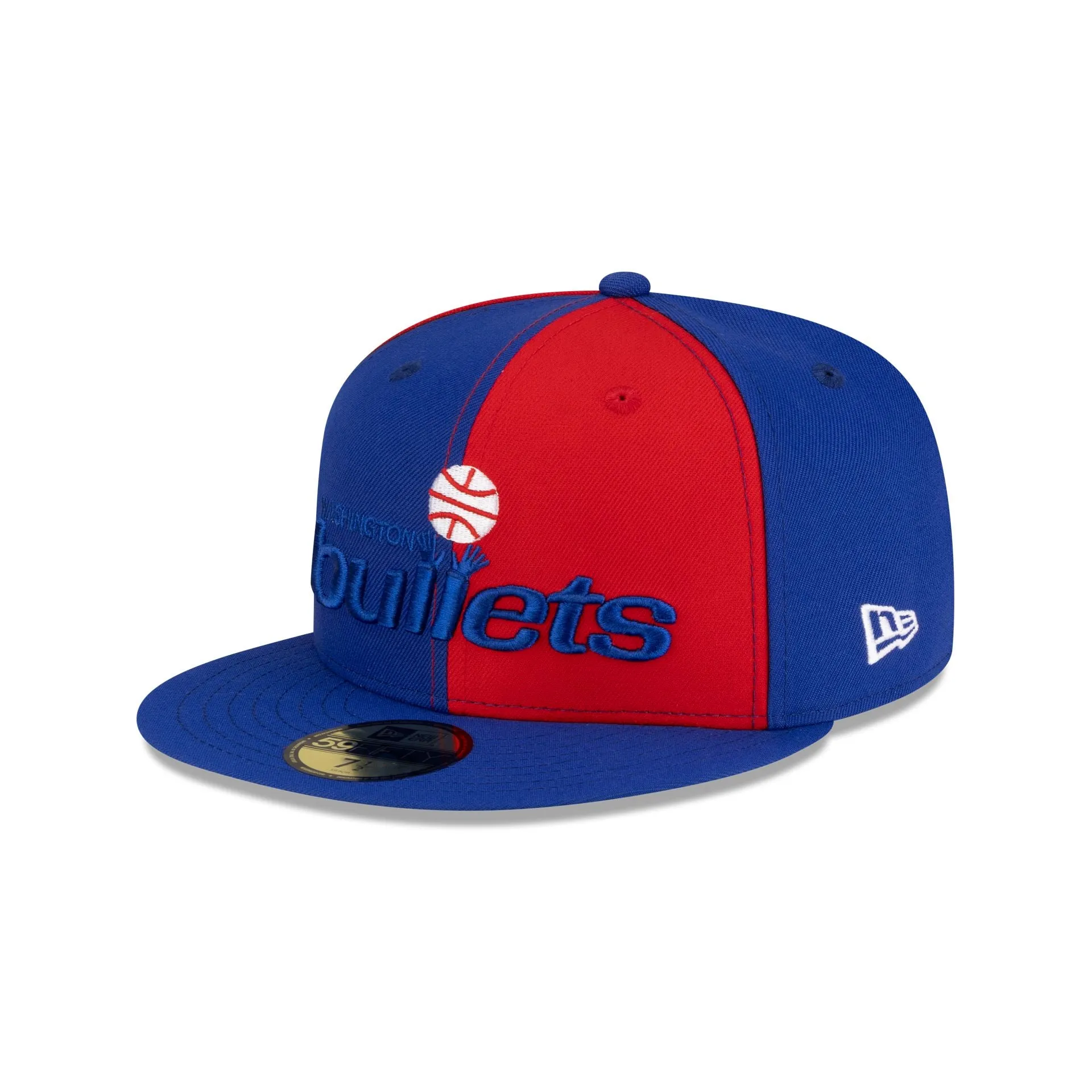 Washington Bullets Hardwood Classics 80s Pinwheel 59FIFTY Fitted Hat sold by New Era