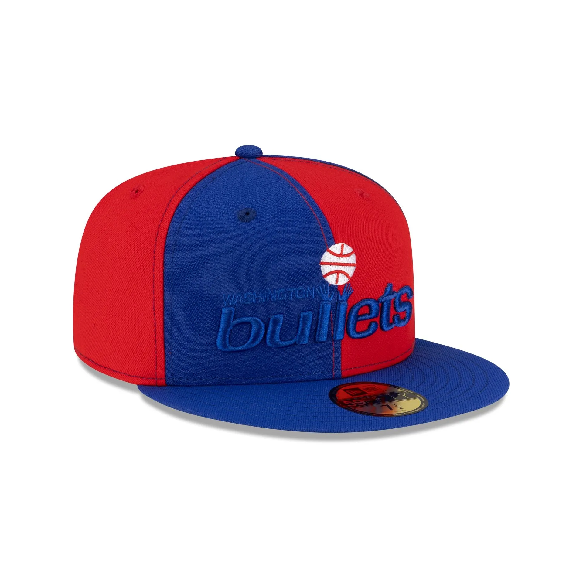 Washington Bullets Hardwood Classics 80s Pinwheel 59FIFTY Fitted Hat sold by New Era product image thumbnail 3