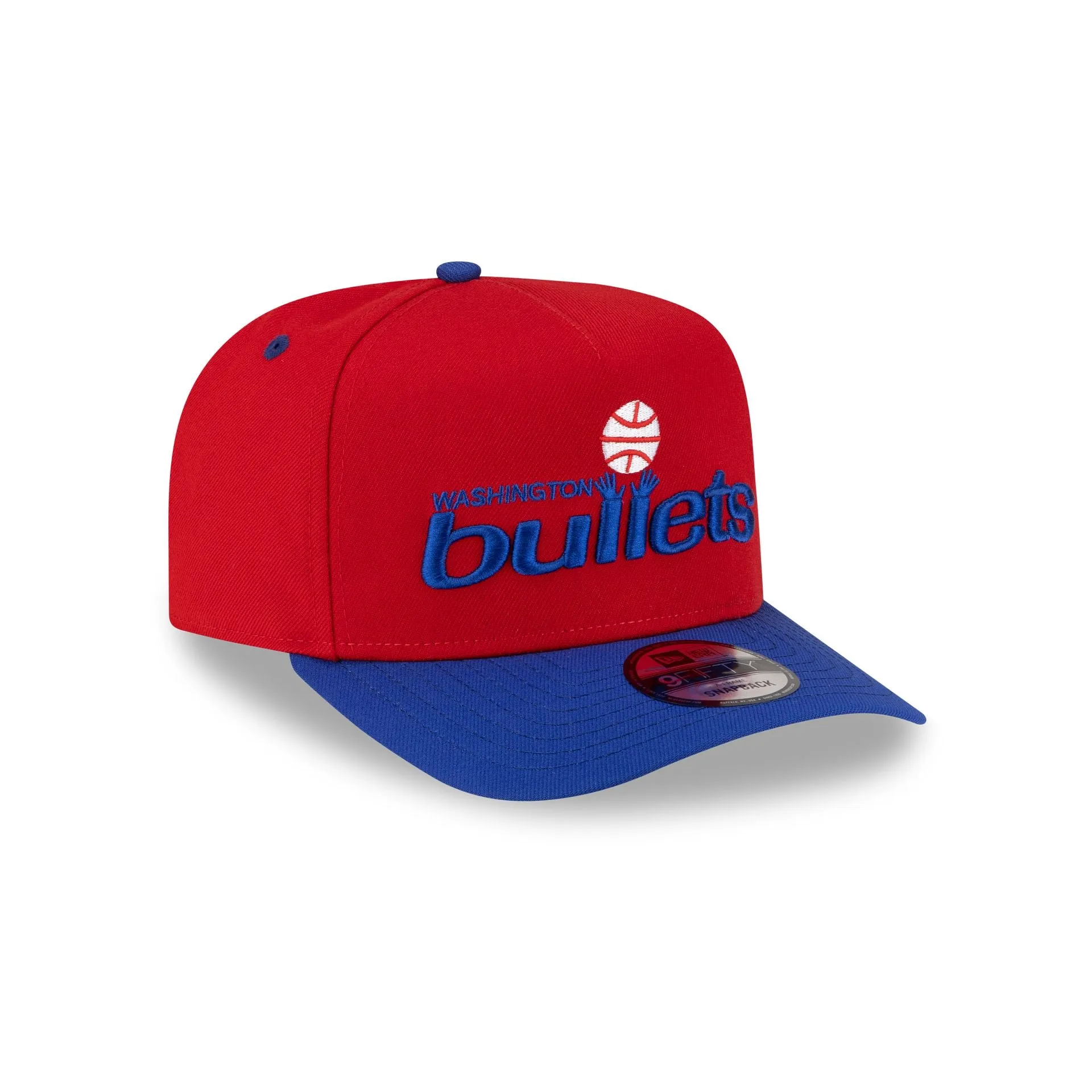 Washington Bullets Hardwood Classics 80s Two Tone 9FIFTY A-Frame Snapback Hat sold by New Era product image thumbnail 3