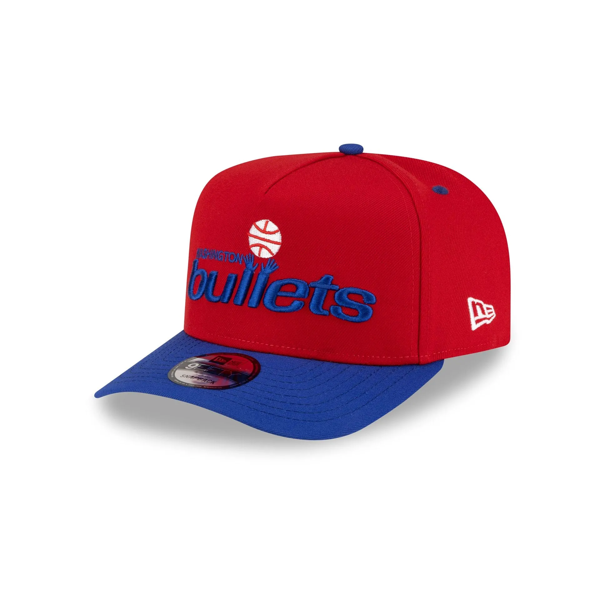 Washington Bullets Hardwood Classics 80s Two Tone 9FIFTY A-Frame Snapback Hat sold by New Era