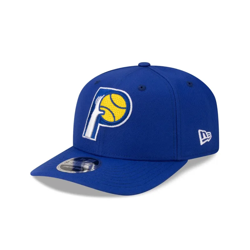 Indiana Pacers Hardwood Classics 80s 9SEVENTY Stretch-Snap Hat made by New Era