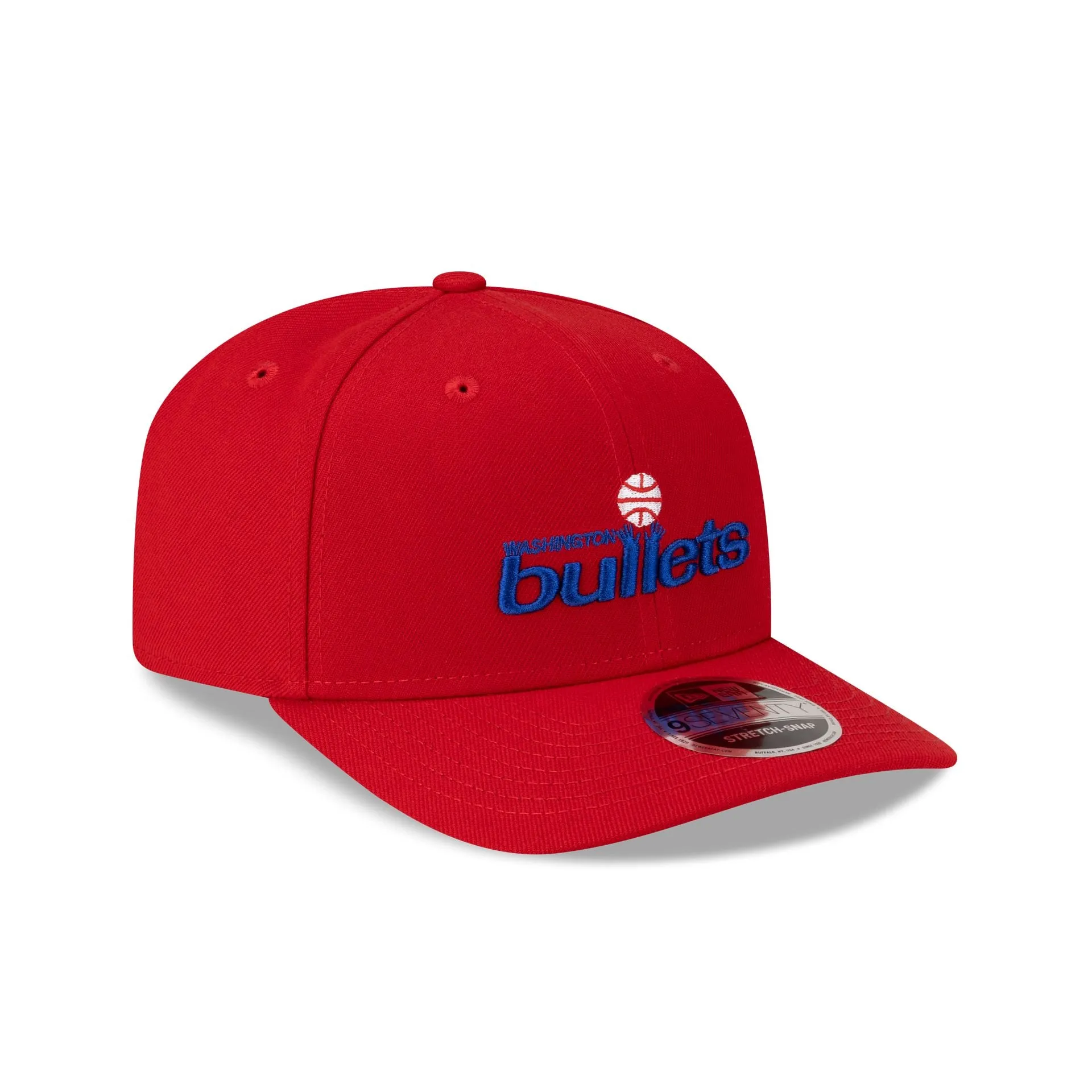 Washington Bullets Hardwood Classics 80s 9SEVENTY Stretch-Snap Hat sold by New Era product image thumbnail 3