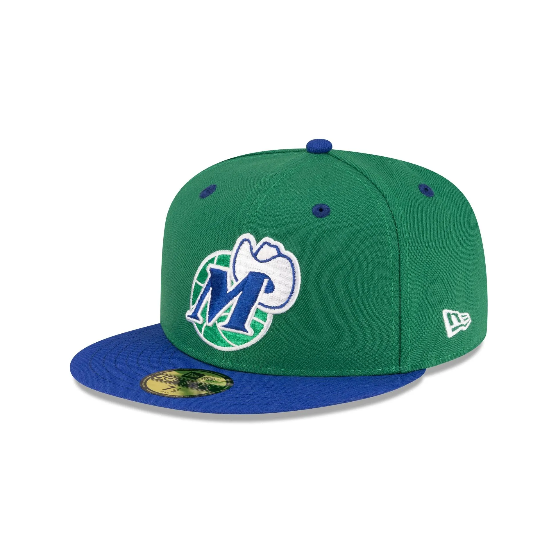 Dallas Mavericks Hardwood Classics 80s Two Tone 59FIFTY Fitted Hat sold by New Era