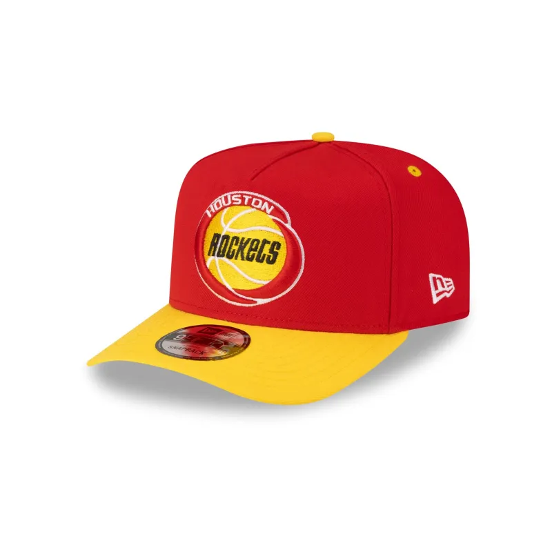Houston Rockets Hardwood Classics 80s Two Tone 9FIFTY A-Frame Snapback Hat made by New Era