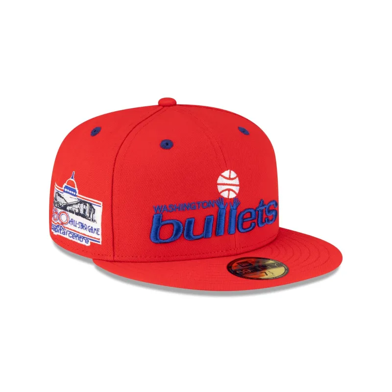 Washington Bullets Hardwood Classics 1980 All-Star Game 59FIFTY Fitted Hat made by New Era