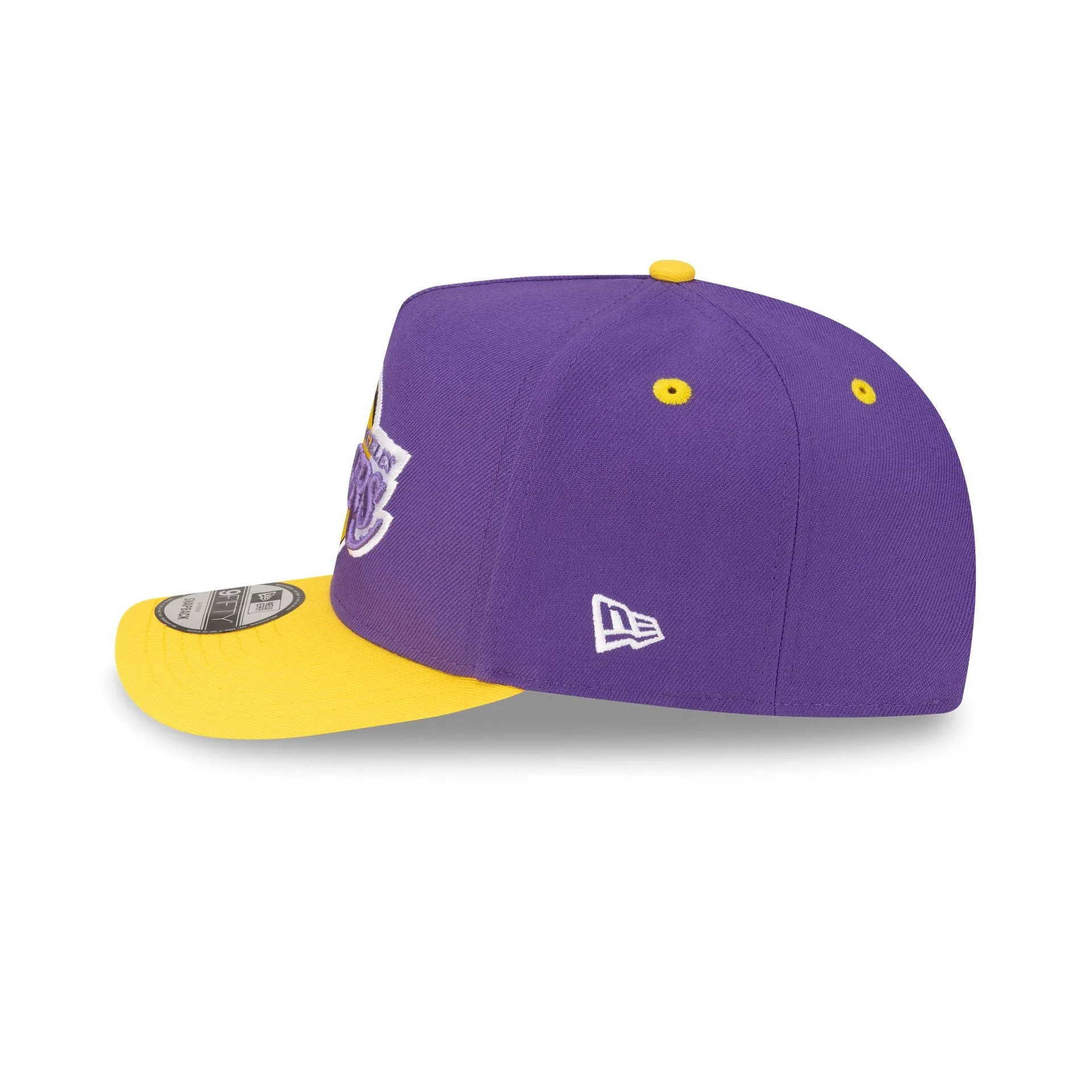 Los Angeles Lakers Hardwood Classics 80s Two Tone 9FIFTY A-Frame Snapback Hat sold by New Era product image thumbnail 4