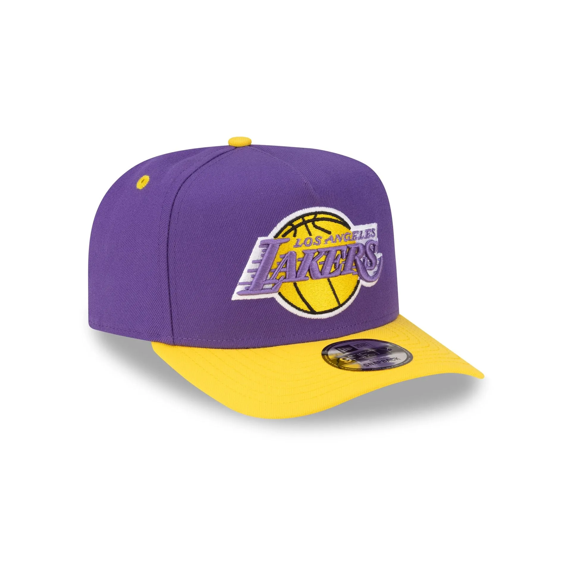Los Angeles Lakers Hardwood Classics 80s Two Tone 9FIFTY A-Frame Snapback Hat sold by New Era product image thumbnail 3