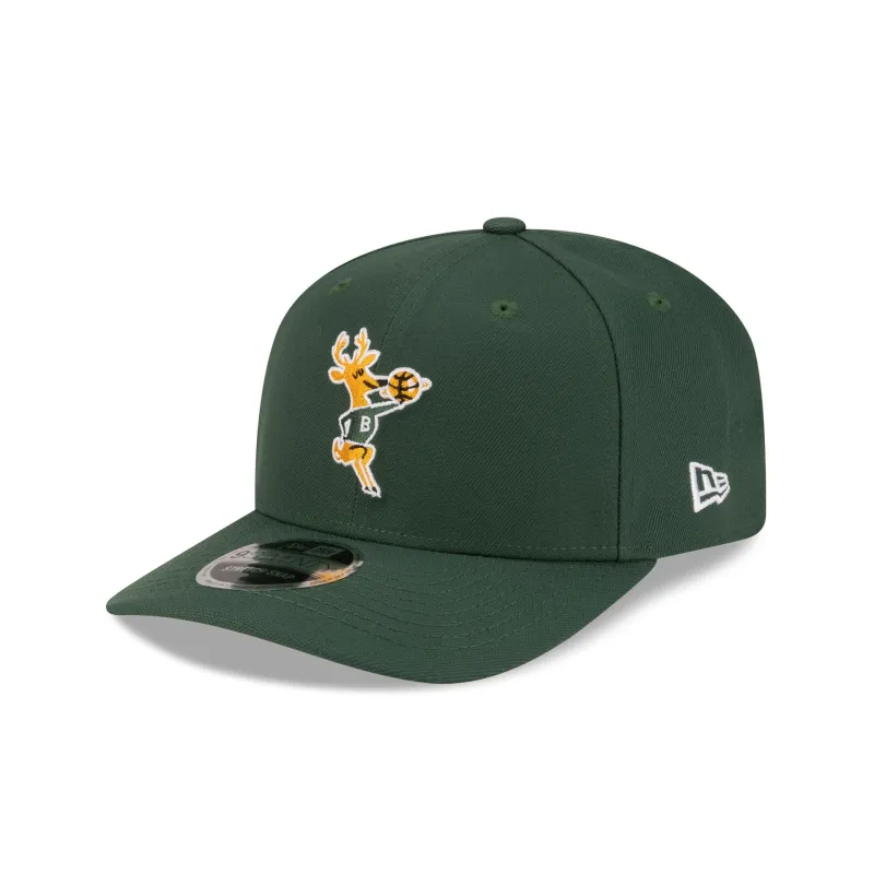 Milwaukee Bucks Hardwood Classics 80s 9SEVENTY Stretch-Snap Hat made by New Era