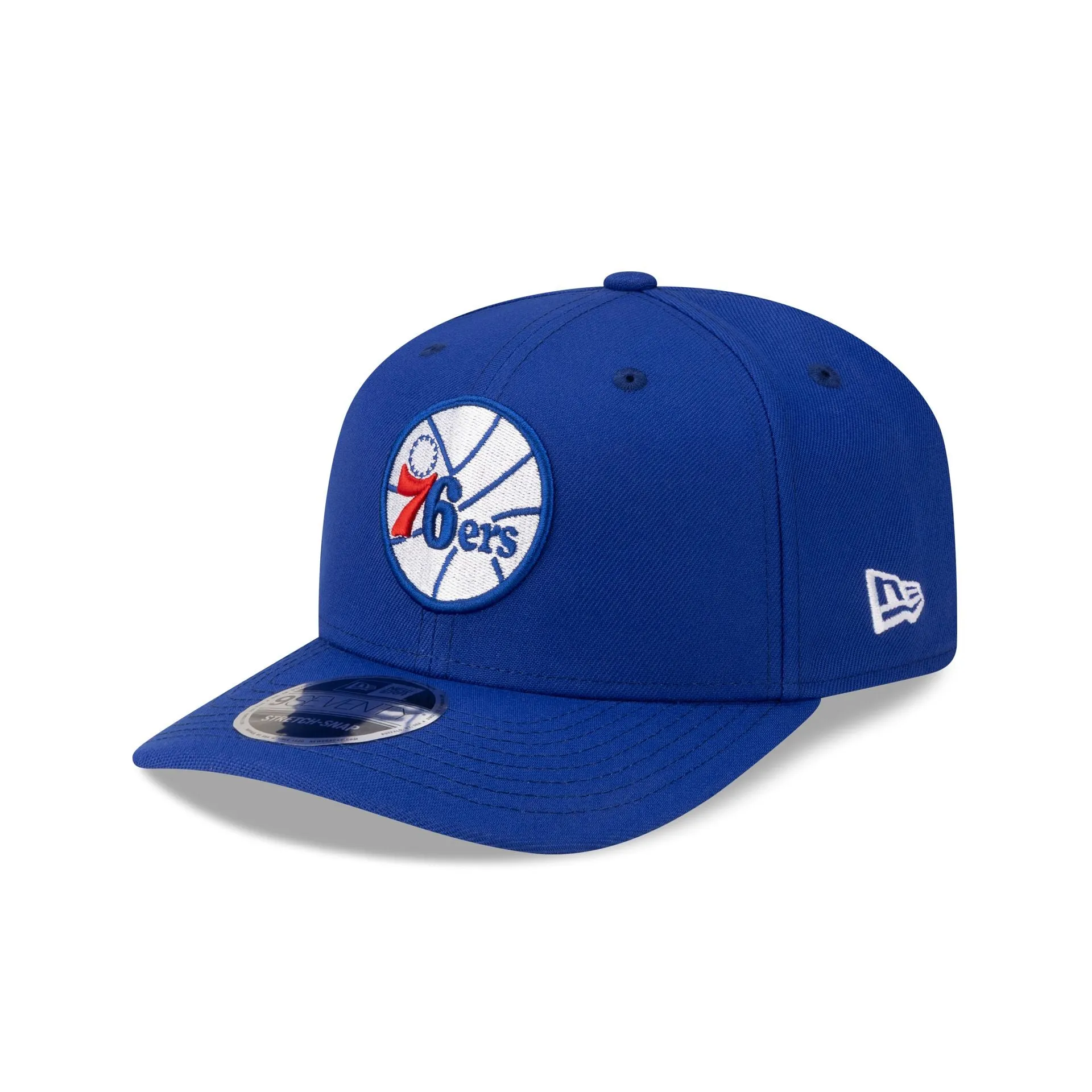 Philadelphia 76ers Hardwood Classics 80s 9SEVENTY Stretch-Snap Hat sold by New Era