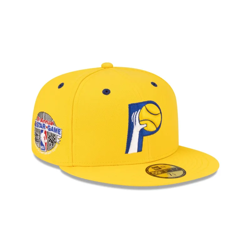 Indiana Pacers Hardwood Classics 1985 All-Star Game 59FIFTY Fitted Hat made by New Era