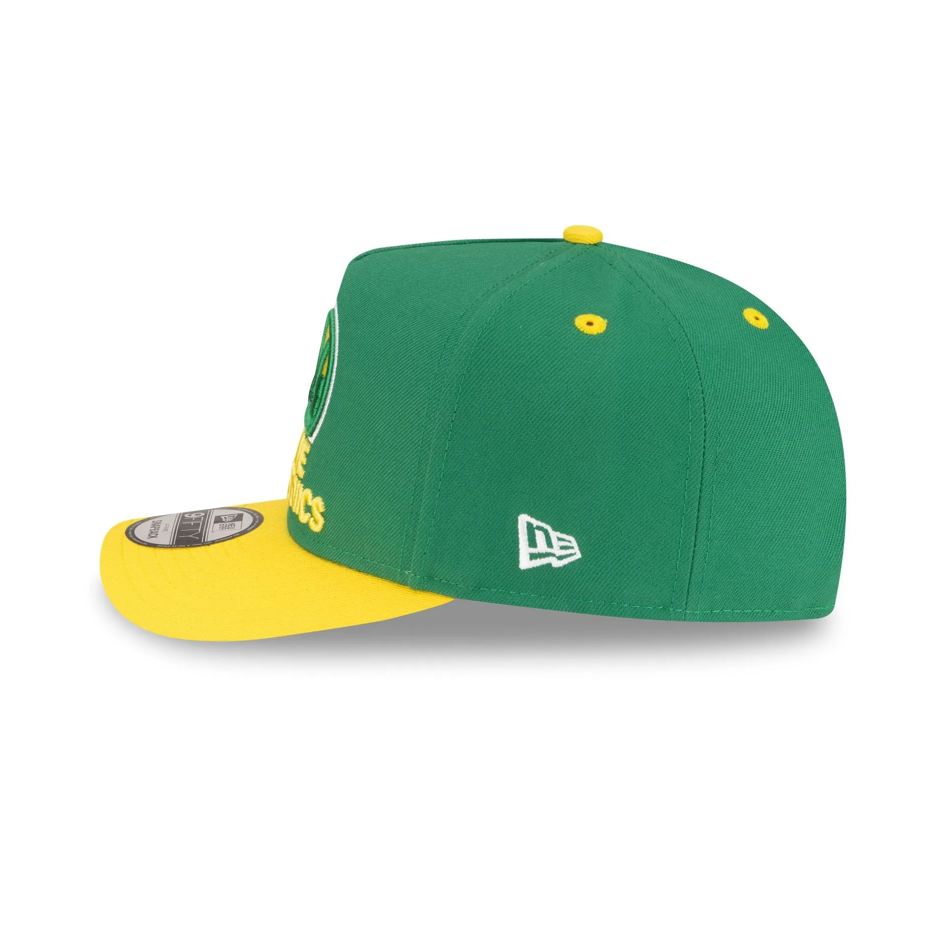 Seattle Supersonics Hardwood Classics 80s Two Tone 9FIFTY A-Frame Snapback Hat sold by New Era product image thumbnail 4