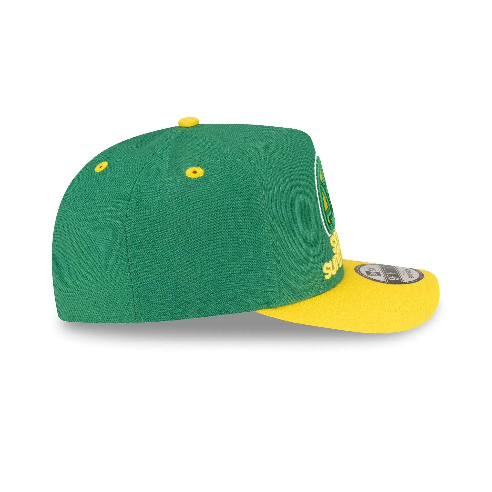 Seattle Supersonics Hardwood Classics 80s Two Tone 9FIFTY A-Frame Snapback Hat sold by New Era product image thumbnail 5