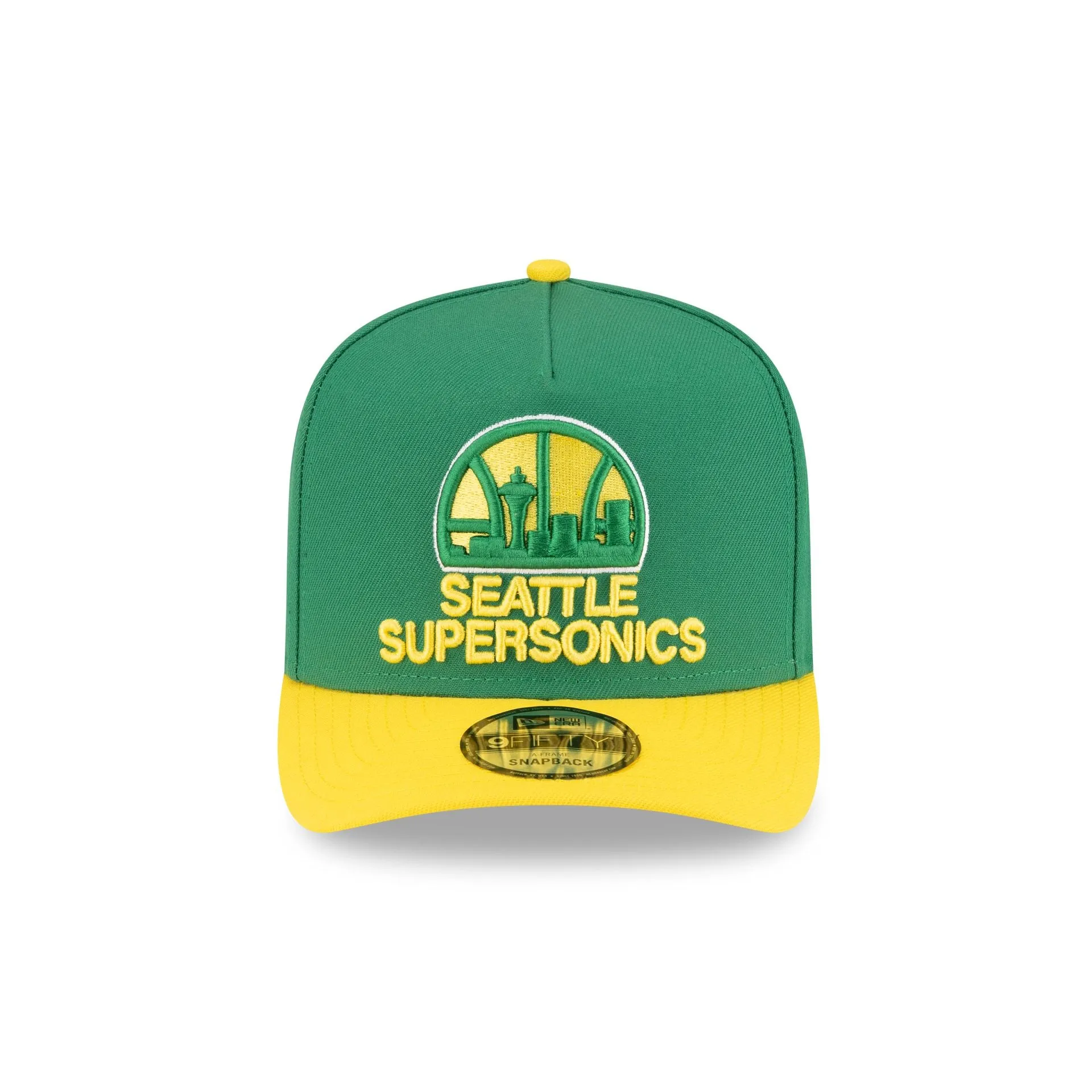Seattle Supersonics Hardwood Classics 80s Two Tone 9FIFTY A-Frame Snapback Hat sold by New Era product image thumbnail 2