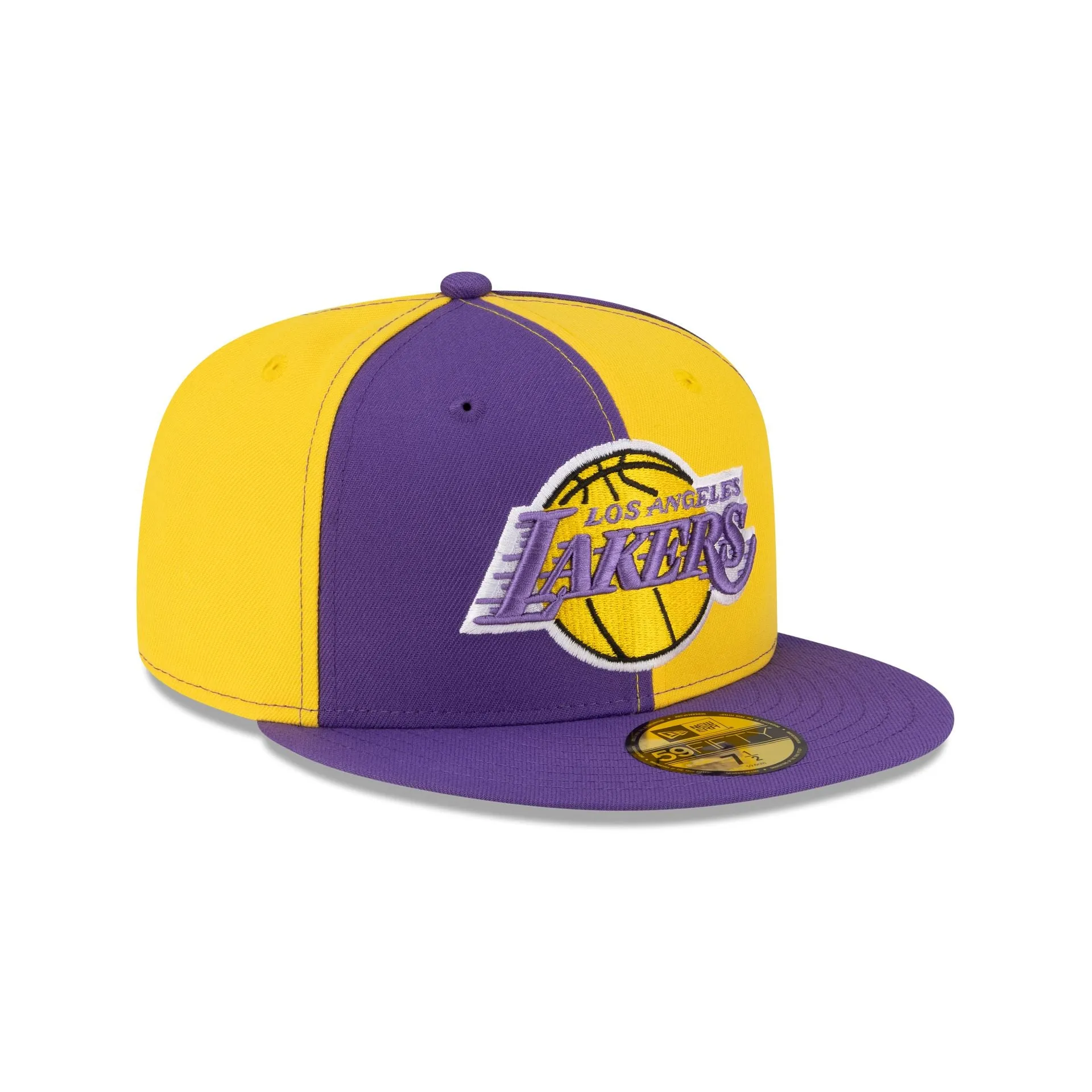 Los Angeles Lakers Hardwood Classics 80s Pinwheel 59FIFTY Fitted Hat sold by New Era product image thumbnail 3