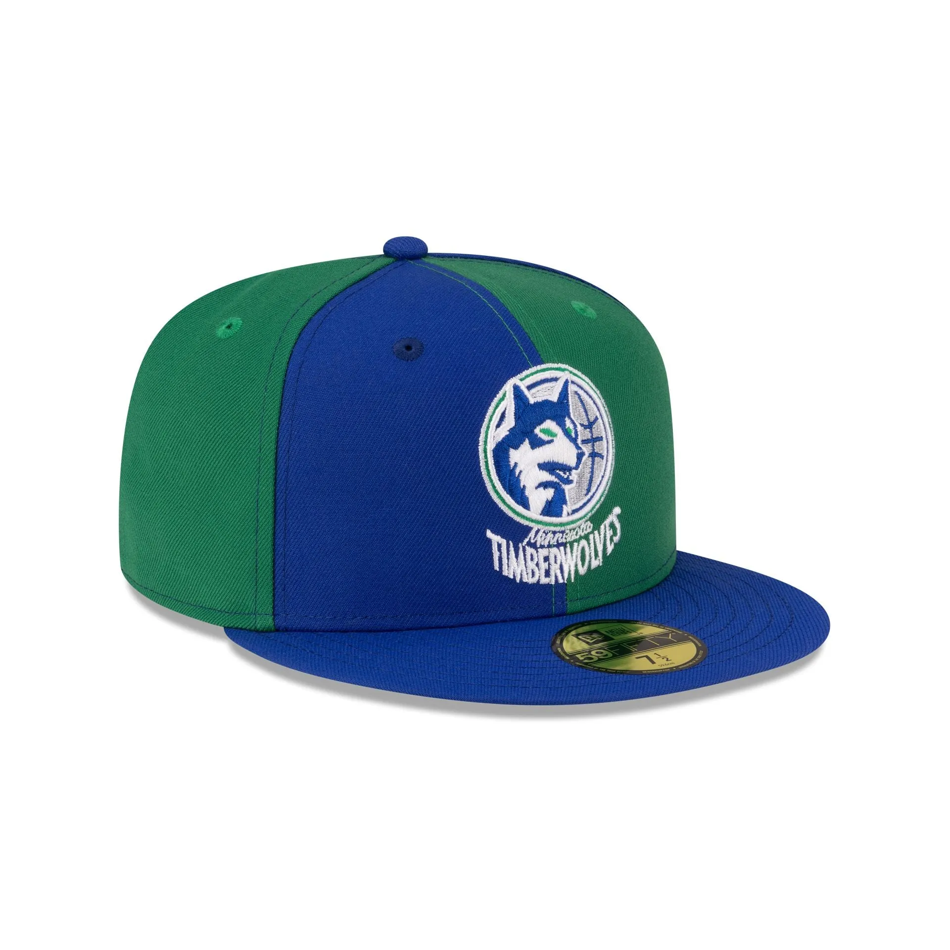 Minnesota Timberwolves Hardwood Classics 80s Pinwheel 59FIFTY Fitted Hat sold by New Era product image thumbnail 3