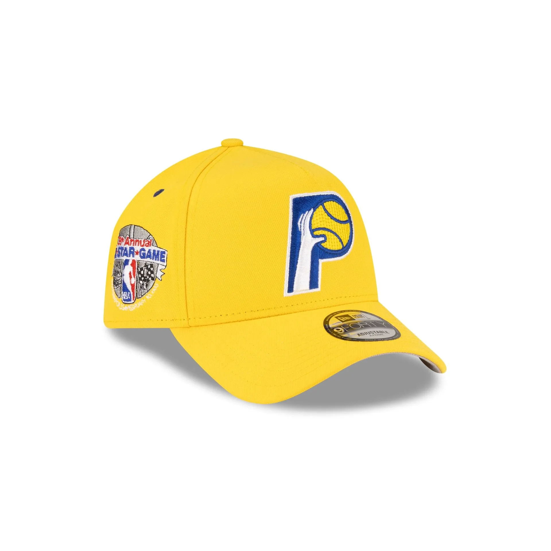 Indiana Pacers Hardwood Classics 1985 All-Star Game 9FORTY A-Frame Snapback Hat sold by New Era
