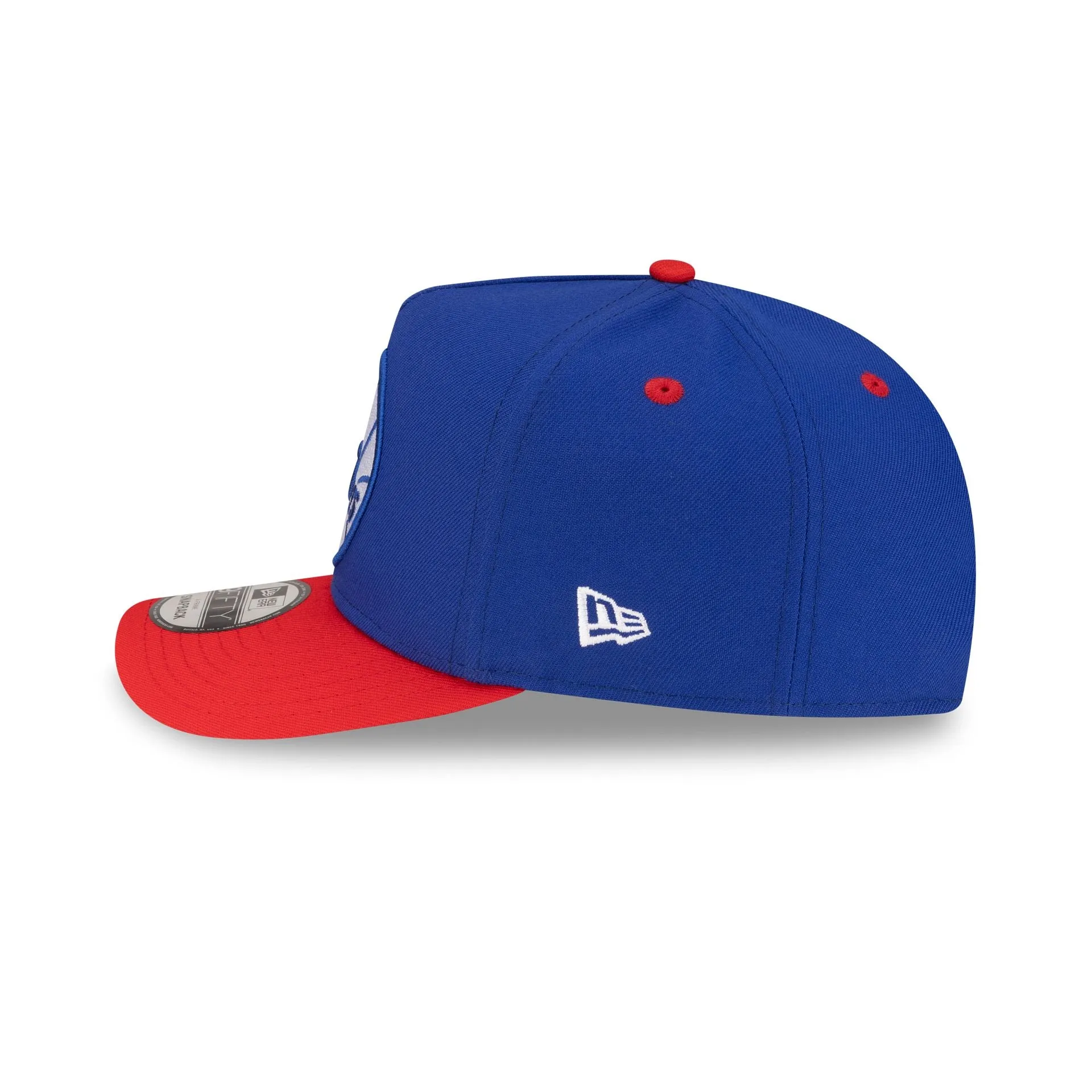 Philadelphia 76ers Hardwood Classics 80s Two Tone 9FIFTY A-Frame Snapback Hat sold by New Era product image thumbnail 4