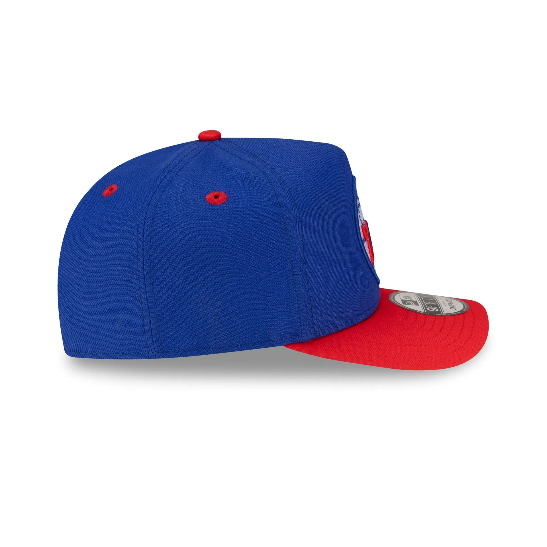 Philadelphia 76ers Hardwood Classics 80s Two Tone 9FIFTY A-Frame Snapback Hat sold by New Era product image thumbnail 5