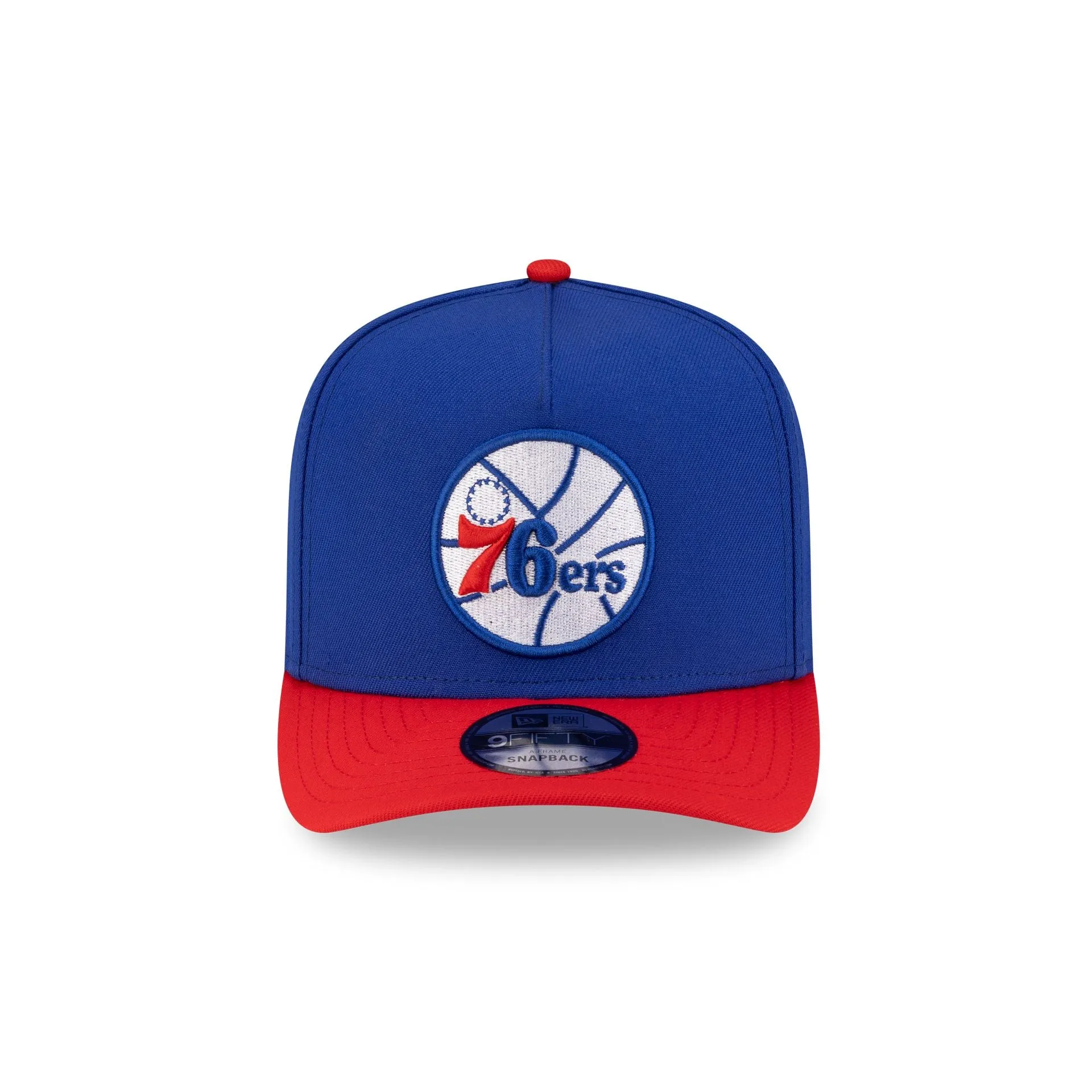 Philadelphia 76ers Hardwood Classics 80s Two Tone 9FIFTY A-Frame Snapback Hat sold by New Era product image thumbnail 2