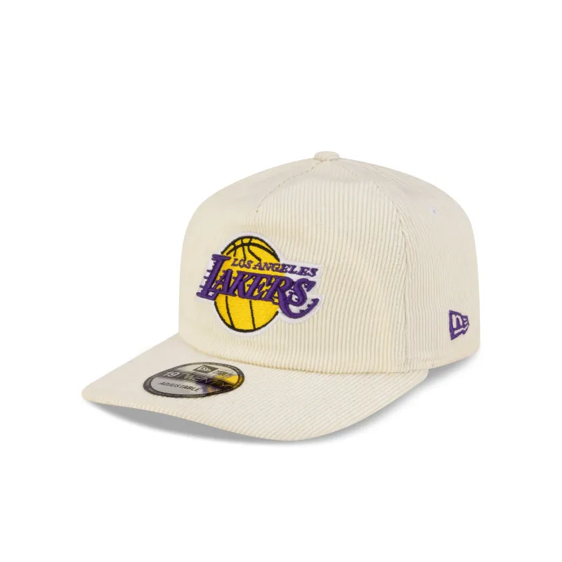 Los Angeles Lakers Hardwood Classics 80s Chrome Corduroy 19TWENTY Adjustable made by New Era