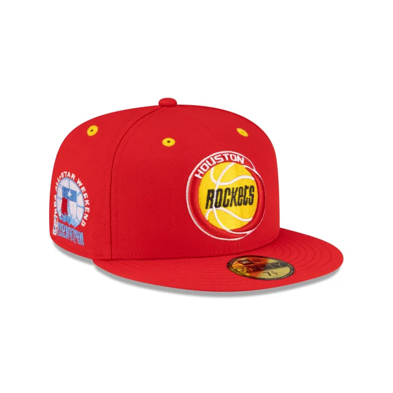 Houston Rockets Hardwood Classics 1989 All-Star Game 59FIFTY Fitted Hat made by New Era