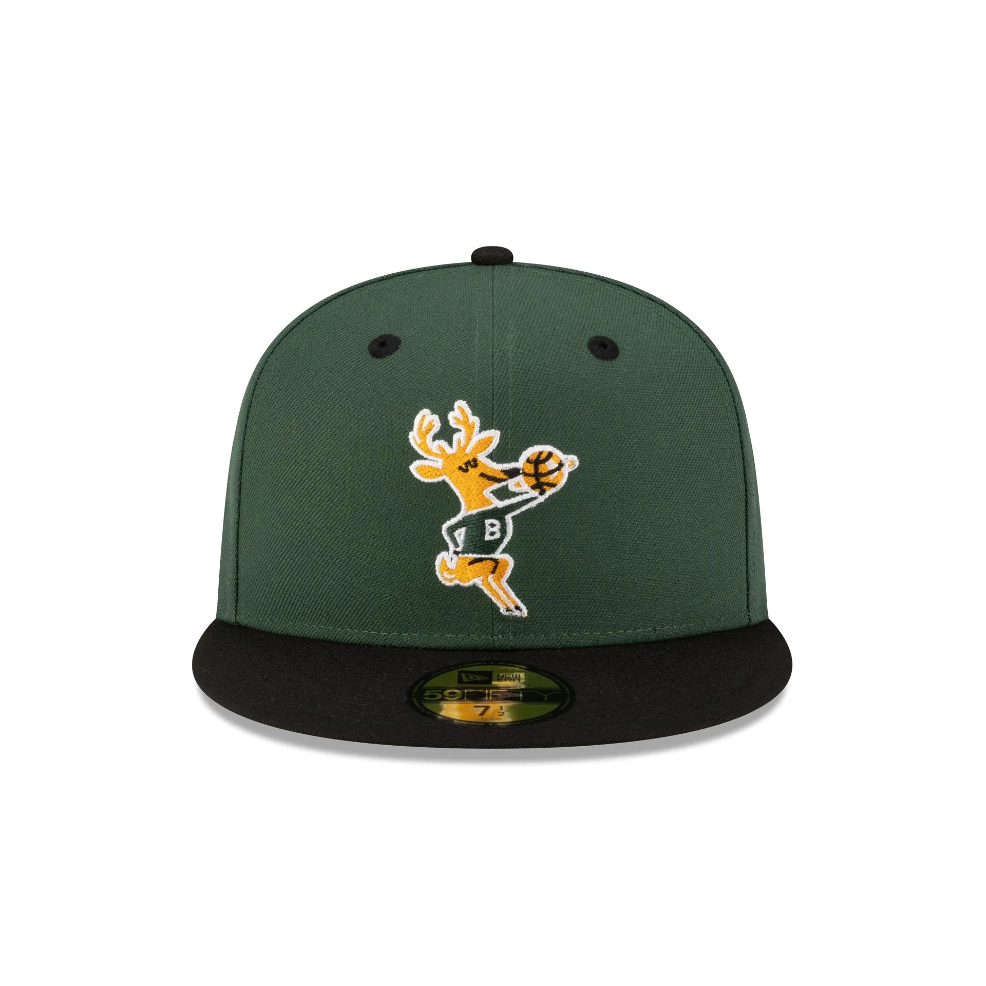 Milwaukee Bucks Hardwood Classics 80s Two Tone 59FIFTY Fitted Hat sold by New Era product image thumbnail 2