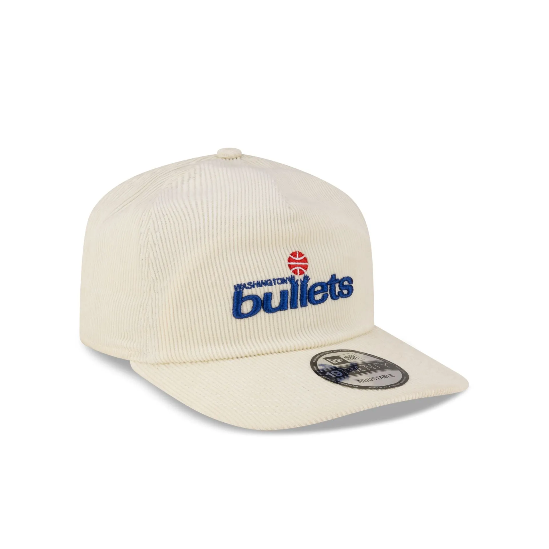 Washington Bullets Hardwood Classics 80s Chrome Corduroy 19TWENTY Adjustable sold by New Era product image thumbnail 3