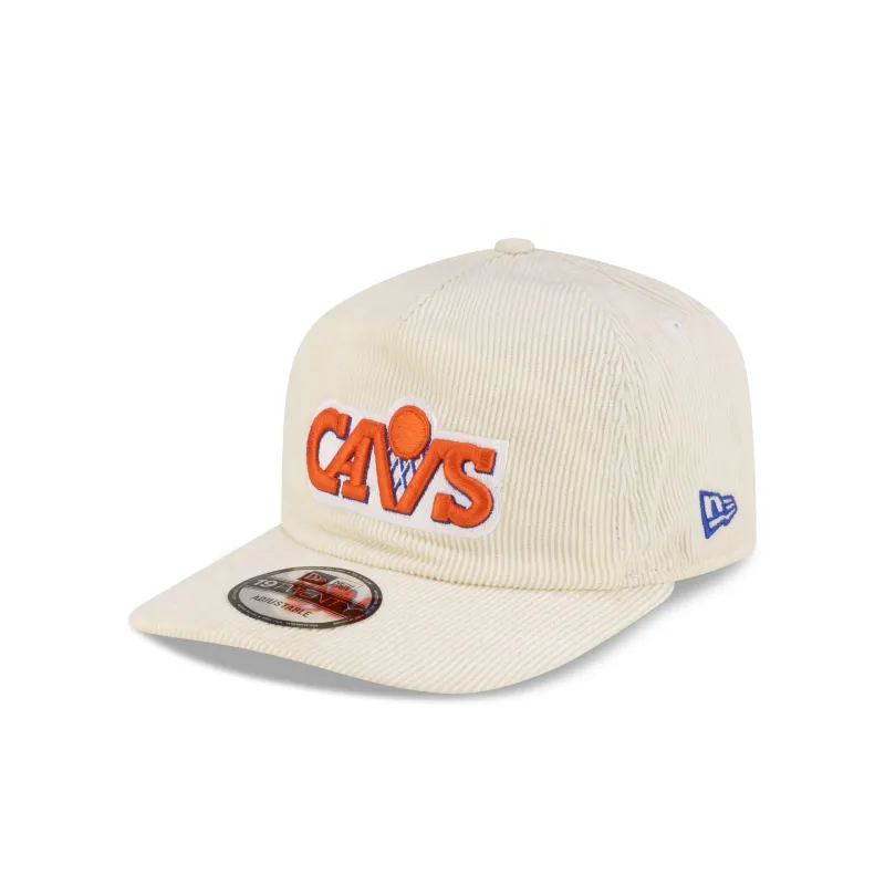 Cleveland Cavaliers Hardwood Classics 80s Chrome Corduroy 19TWENTY Adjustable made by New Era