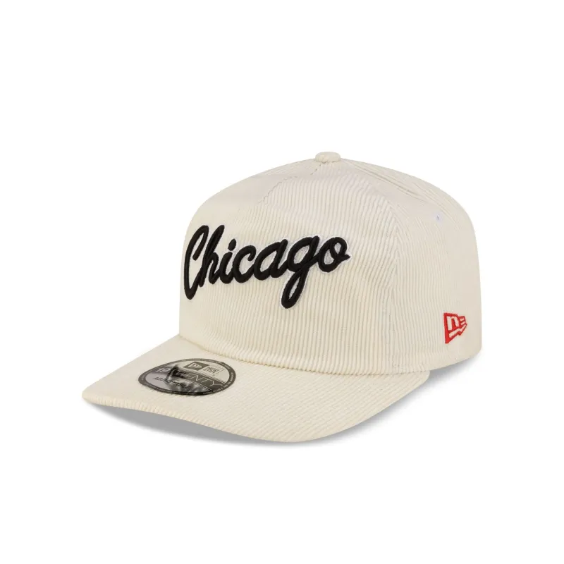Chicago Bulls Hardwood Classics 80s Chrome Corduroy 19TWENTY Adjustable made by New Era