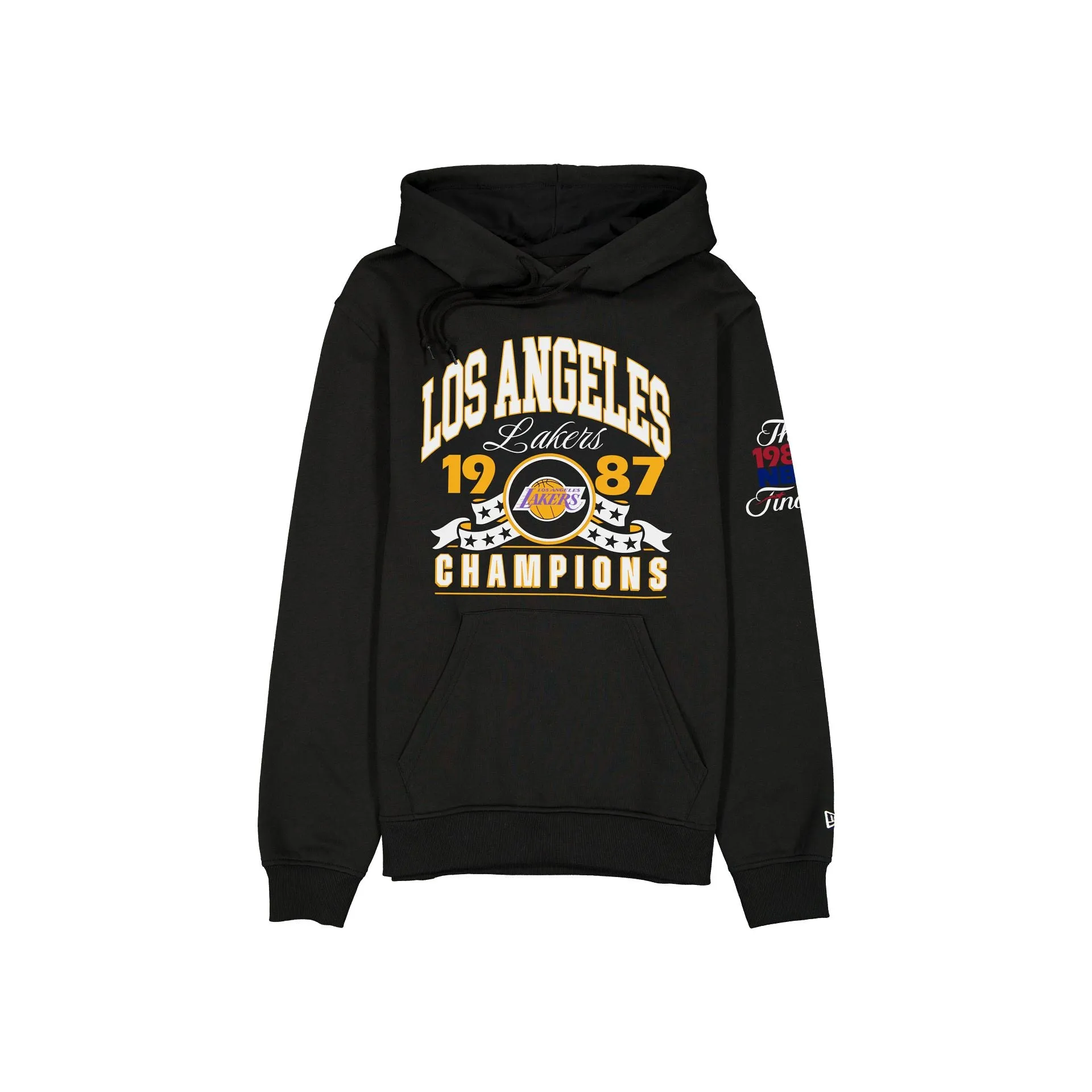 Los Angeles Lakers Hardwood Classics 1987 Champions Black Hoodie sold by New Era