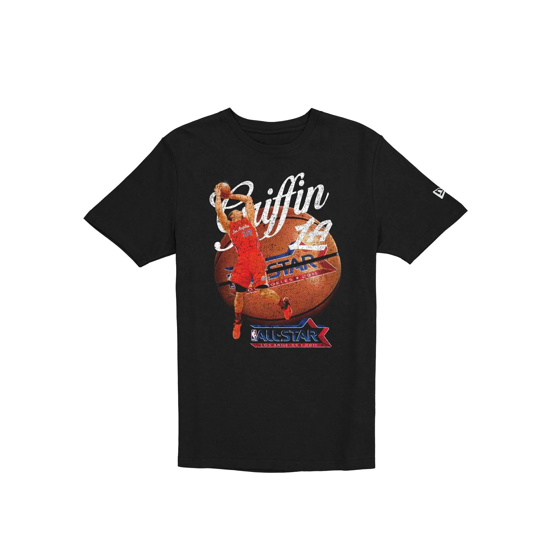 Los Angeles Clippers Hardwood Classics Blake Griffin Black T-Shirt sold by New Era