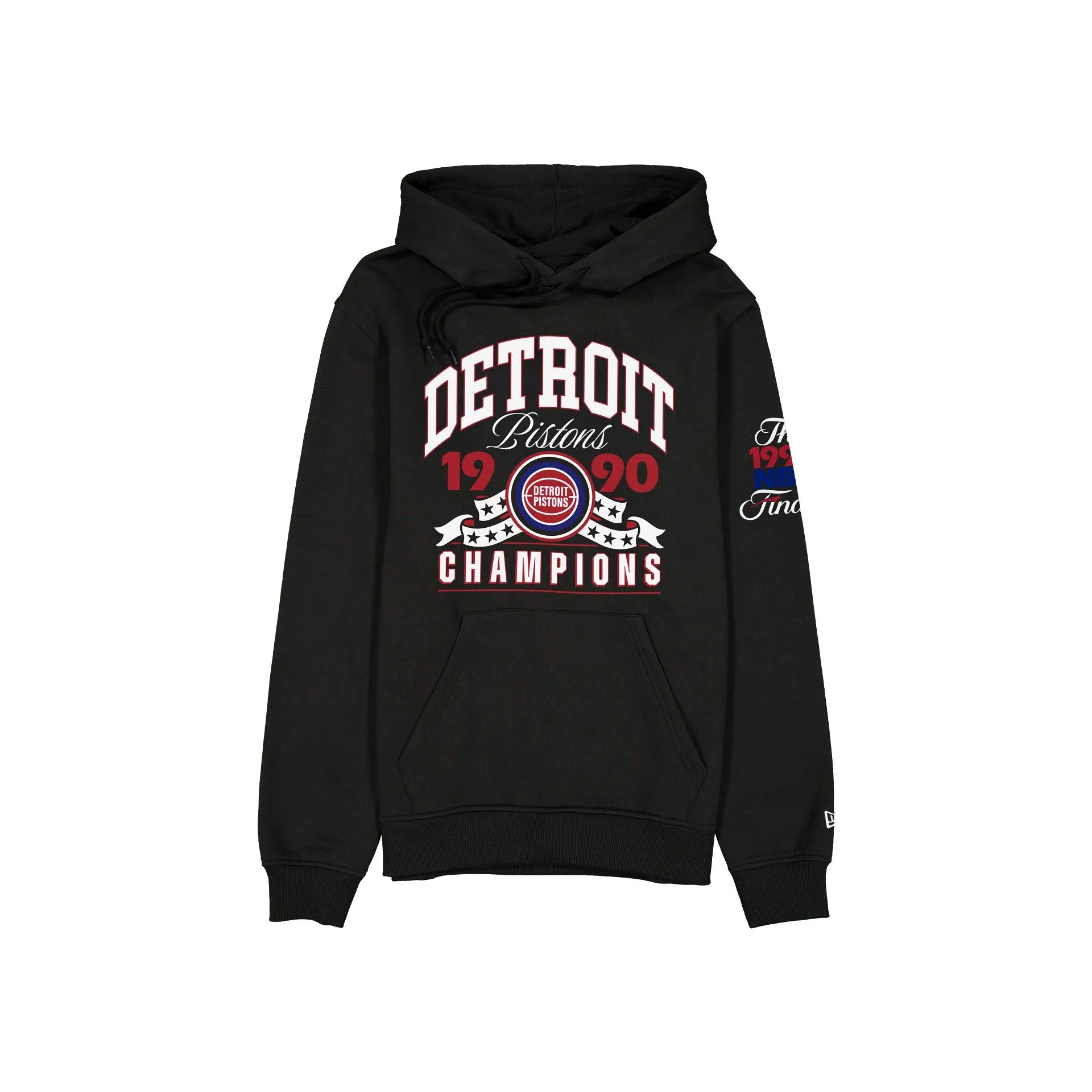 Detroit Pistons Hardwood Classics 1990 Champions Black Hoodie sold by New Era