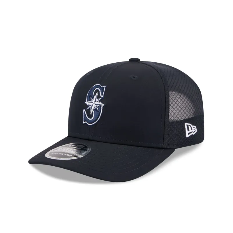 Seattle Mariners 2026 Batting Practice Fan Pack 9SEVENTY Stretch-Snap Hat made by New Era