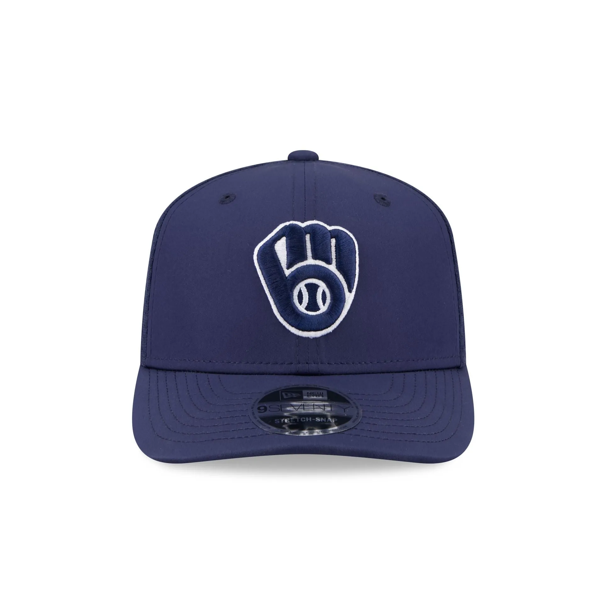 Milwaukee Brewers 2026 Batting Practice Fan Pack 9SEVENTY Stretch-Snap Hat sold by New Era product image thumbnail 2