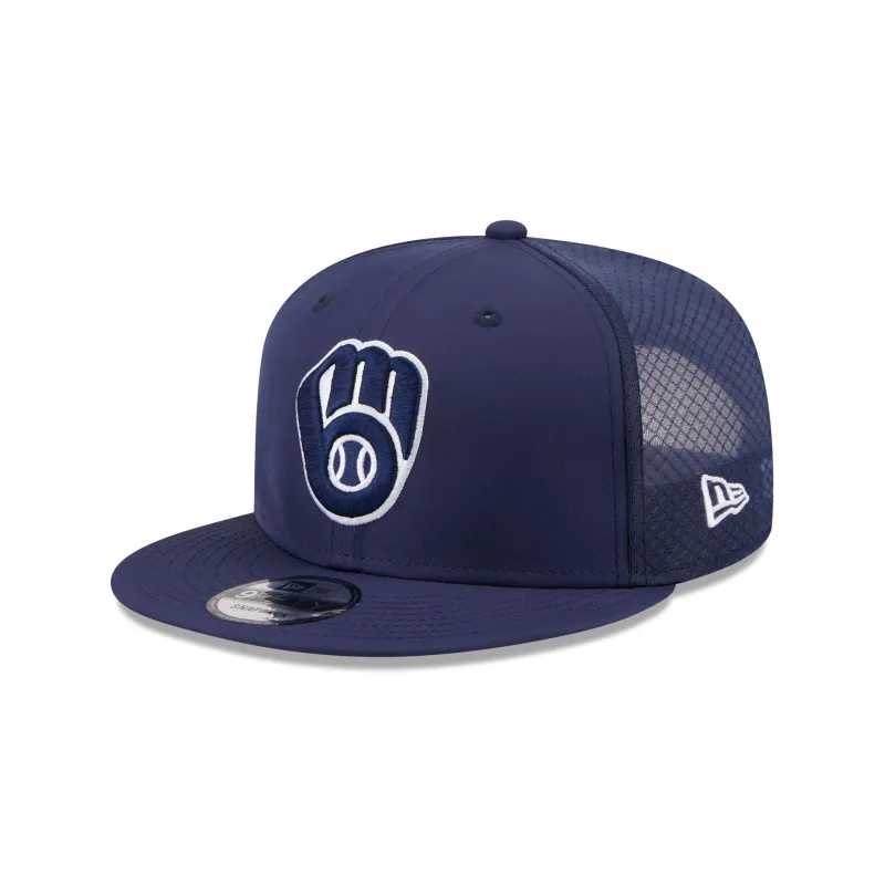 Milwaukee Brewers 2026 Batting Practice Fan Pack 9FIFTY Snapback Hat made by New Era