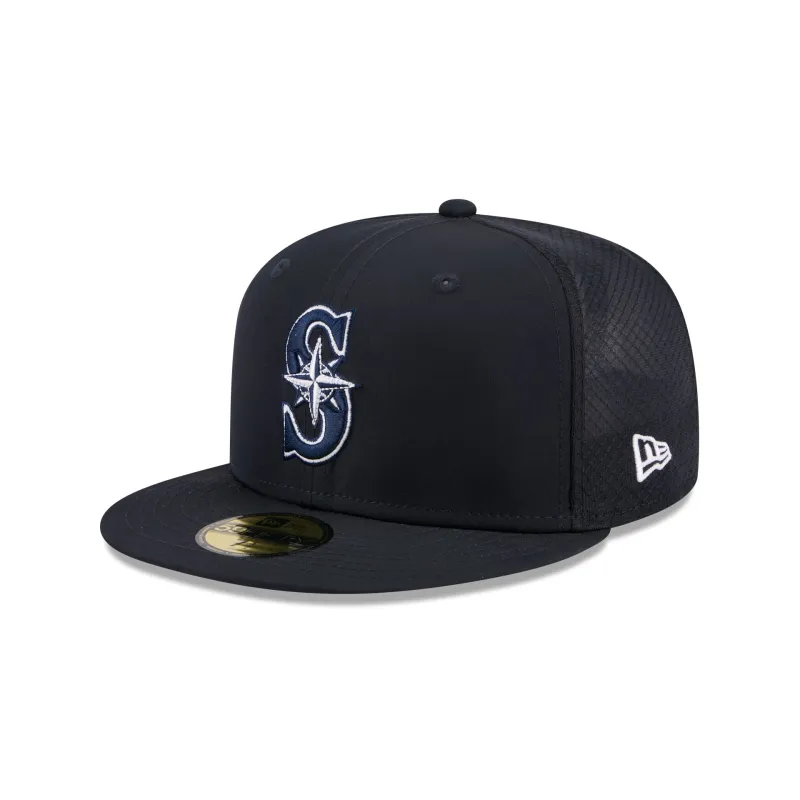 Seattle Mariners 2026 Batting Practice Fan Pack 59FIFTY Fitted Hat made by New Era
