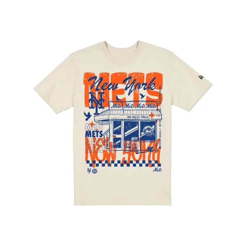New York Mets Diner Chrome T-Shirt made by New Era