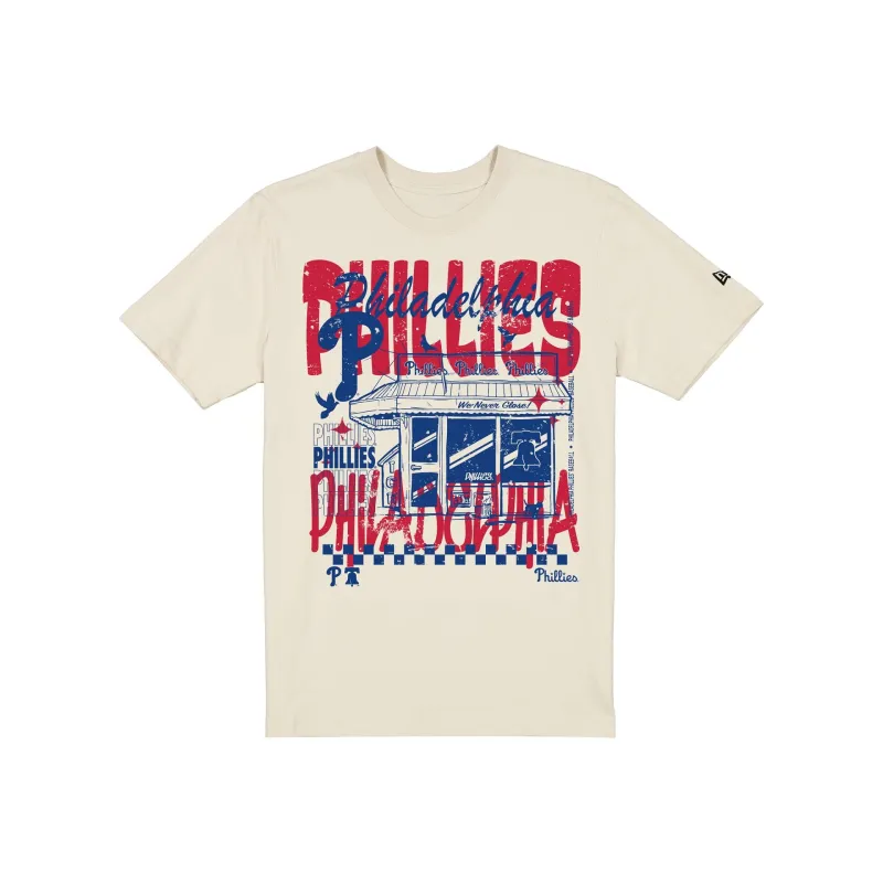 Philadelphia Phillies Diner Chrome T-Shirt made by New Era