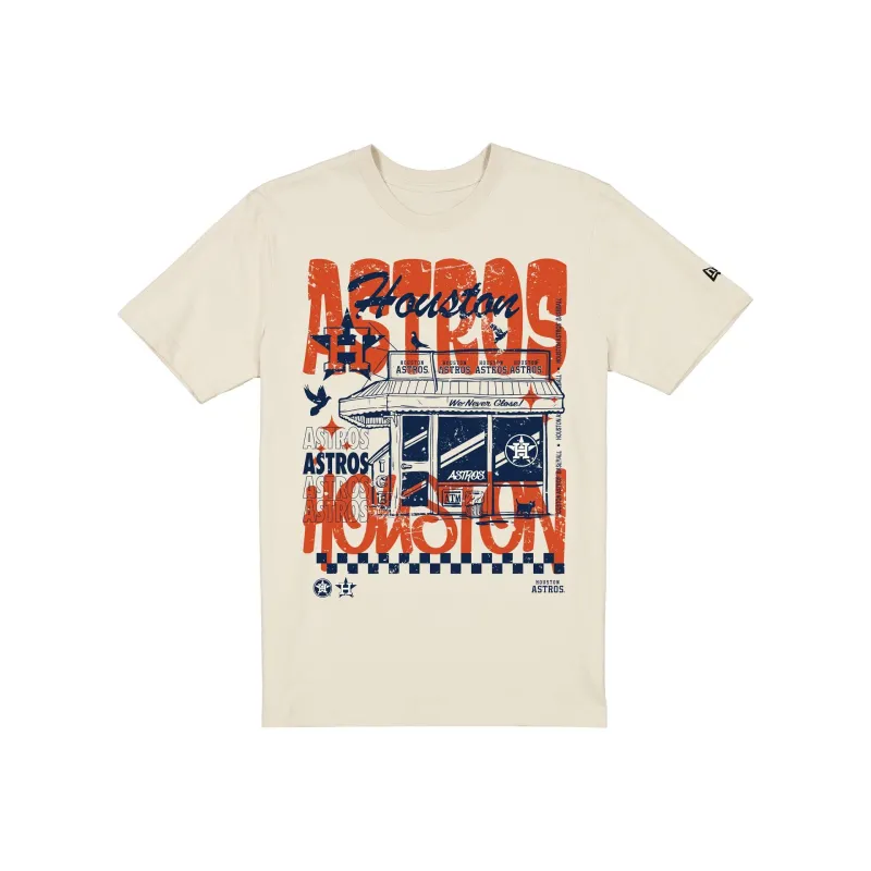 Houston Astros Diner Chrome T-Shirt made by New Era