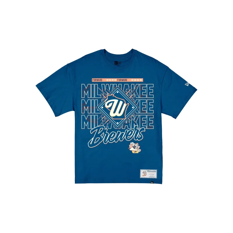 Milwaukee Brewers 2026 City Connect Women's Oversized T-Shirt made by New Era