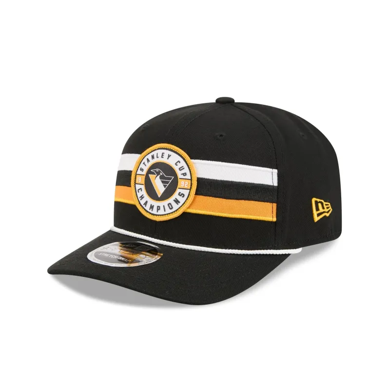 Pittsburgh Penguins Past Glory 9SEVENTY Stretch-Snap Hat made by New Era
