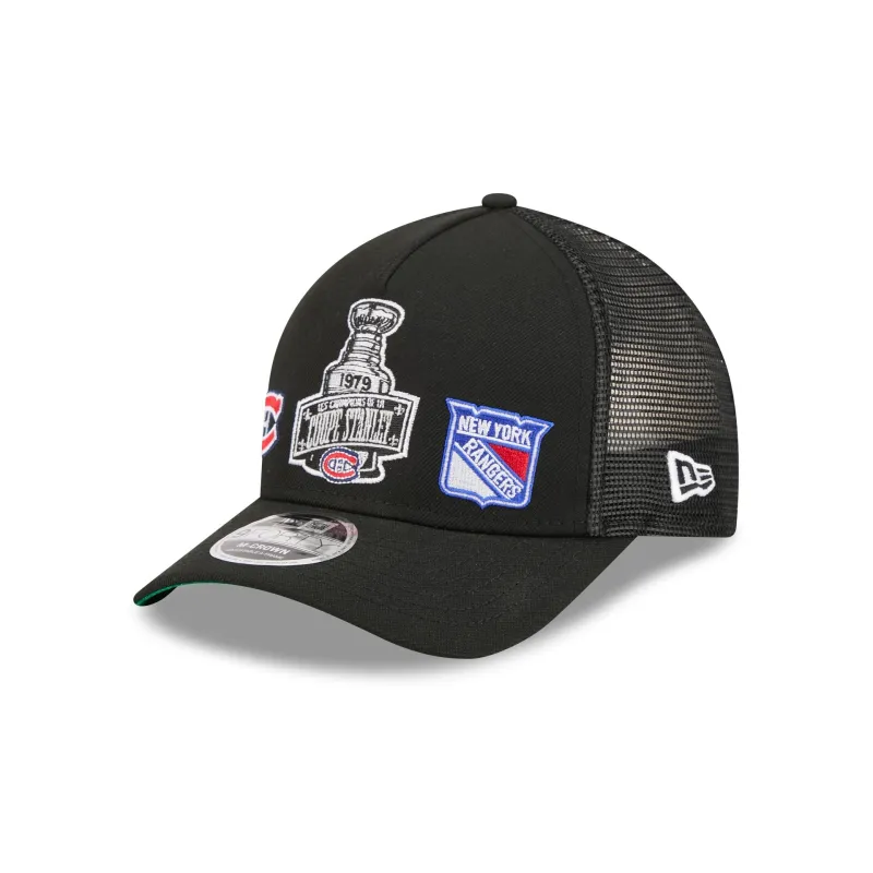 NHL 1979 Past Glory Matchup 9FORTY M-Crown A-Frame Trucker Hat made by New Era