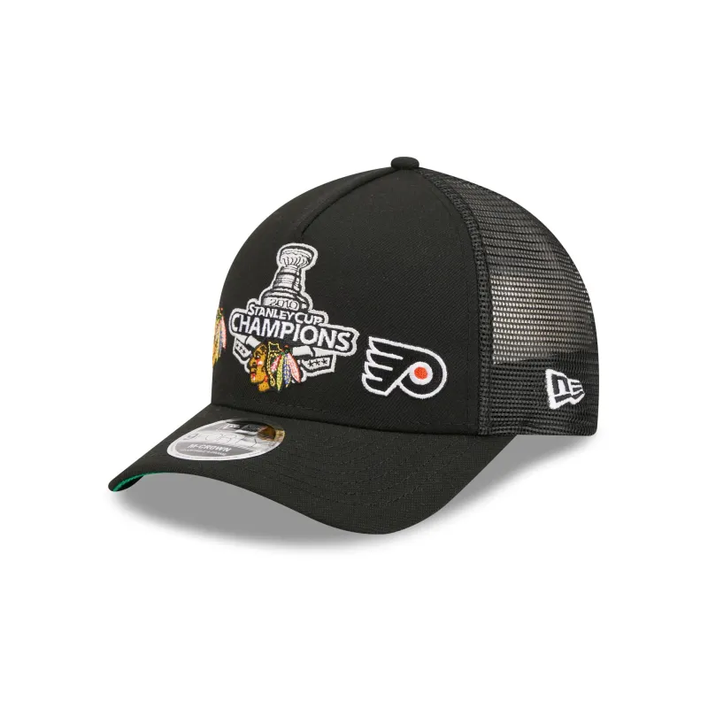 NHL 2010 Past Glory Matchup 9FORTY M-Crown A-Frame Trucker Hat made by New Era
