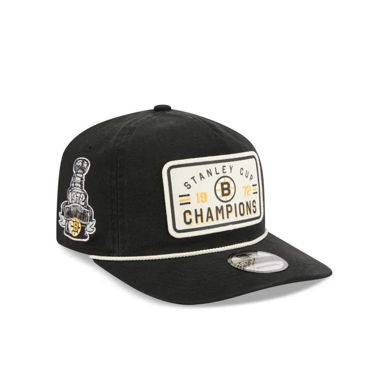 Boston Bruins Past Glory 19TWENTY Snapback Hat made by New Era